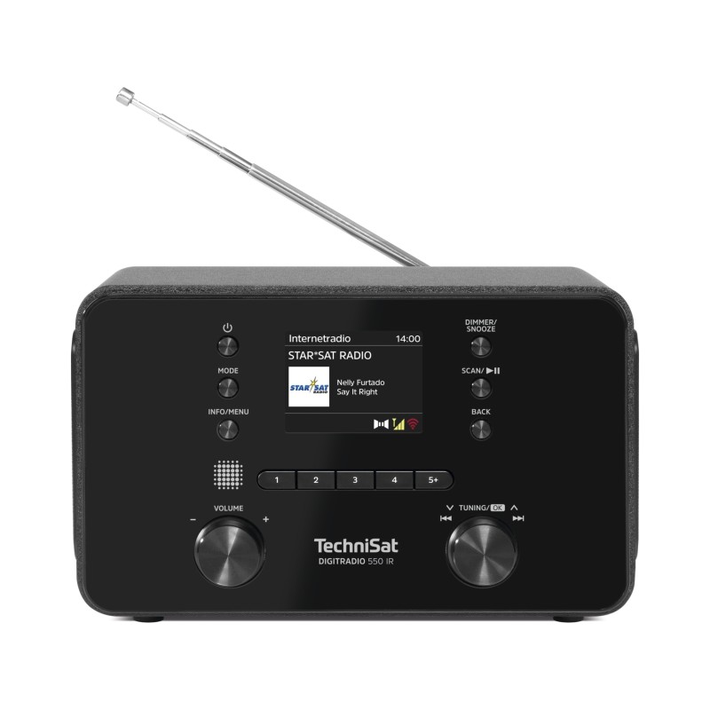 Outlet Radio internetowe TechniSat DigitRadio 550 IR DAB+ FM BT MP3 czarne