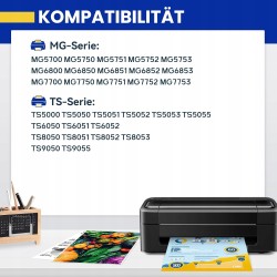 Outlet Zestaw 20 Tuszy kompatybilnych do Canon PGI-570XL CLI-571XL 4 kolory