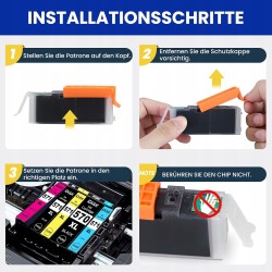 Outlet Zestaw 20 Tuszy kompatybilnych do Canon PGI-570XL CLI-571XL 4 kolory