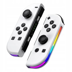 Outlet Kontroler bezprzewodowy CSWXIO do Nintendo Switch z LED, Biały
