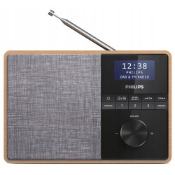 Outlet Radio sieciowo-przenośne PHILIPS TAR5505/10 DAB+ FM w stylu retro