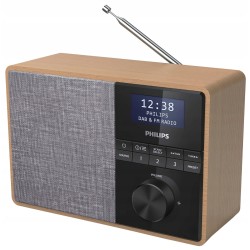 Outlet Radio sieciowo-przenośne PHILIPS TAR5505/10 DAB+ FM w stylu retro