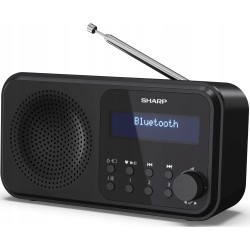 Outlet Radio sieciowo-bateryjne Bluetooth DAB+ FM Sharp DR-P420 Czarny
