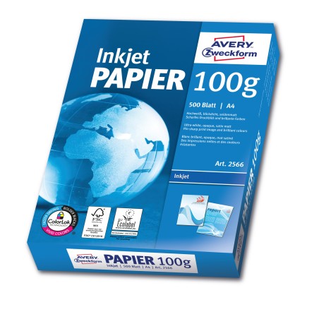 Outlet AVERY ZWECKFORM PAPIER KSERO DO DRUKARKI A4 100 g/m² 500 arkuszy