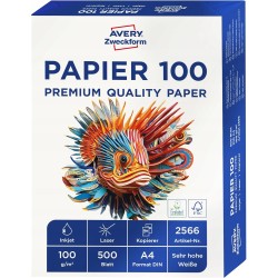 Outlet AVERY ZWECKFORM PAPIER KSERO DO DRUKARKI A4 100 g/m² 500 arkuszy