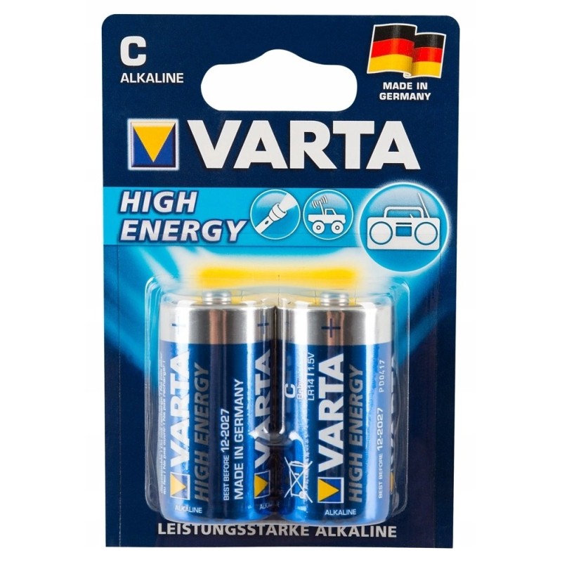 Outlet Bateria alkaliczna LR14 1,5V 2BL VARTA LONGLIFE POWER (4914) 2sztuki