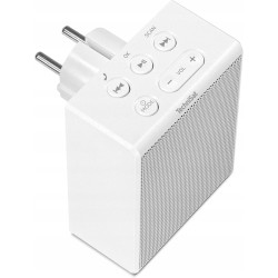 Outlet Radio gniazdkowe TECHNISAT Viola BT 7,5x10x8cm 6 przycisków Białe