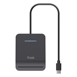 Outlet CZYTNIK KART CHIPOWYCH TRUST PRIMO USB-C DAYS CZARNY