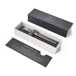Outlet Pióro Kulkowe Parker IM Dark Espresso CT 1931664 Brązowo-Srebrne