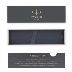Outlet Pióro Kulkowe Parker IM Dark Espresso CT 1931664 Brązowo-Srebrne