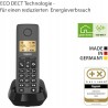 USZKODZONY Gigaset Pure 120A telefon bezprzewodowy S30852 DECT Czarny
