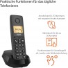 USZKODZONY Gigaset Pure 120A telefon bezprzewodowy S30852 DECT Czarny