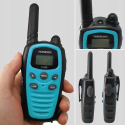 Walkie Talkie PMR krótkofalówki do 5 km VOX latarka 2 szt bezprzewodowe