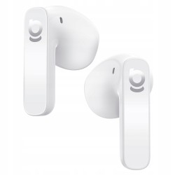 Outlet Słuchawki bezprzewodowe Baseus Bass BS1 NC douszne białe Bluetooth