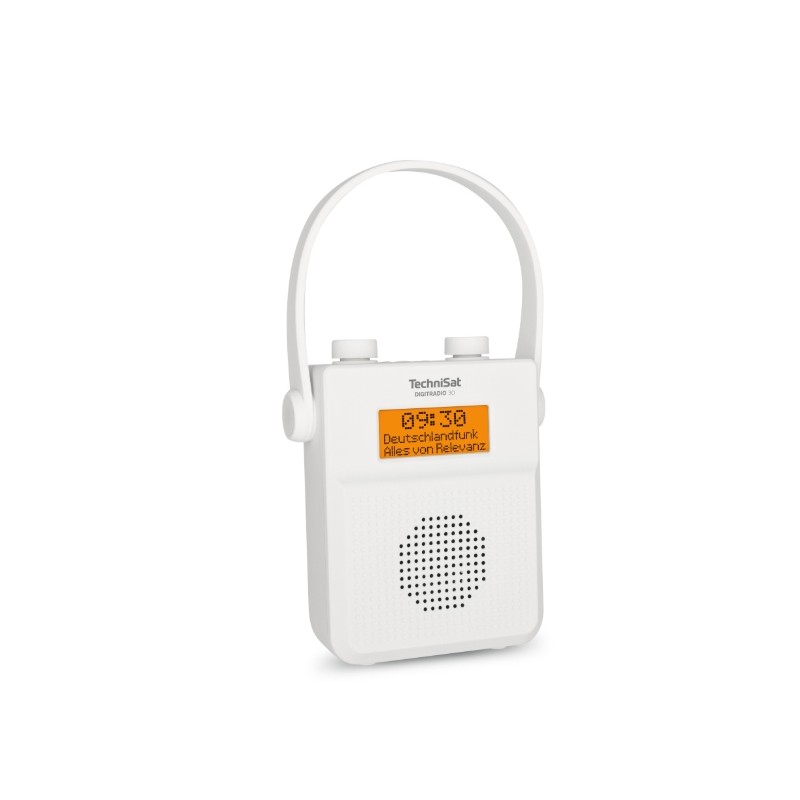 Outlet Przenośne radio FM Cyfrowe DAB+ Radio FM z RDS Białe Bluetooth OPIS