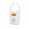 Outlet Przenośne radio FM Cyfrowe DAB+ Radio FM z RDS Białe Bluetooth OPIS