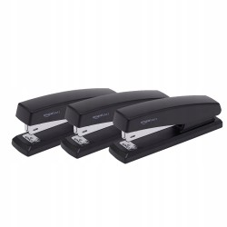 Outlet Zszywacz Biurowy AmazonBasic czarny max 10 stron ochrona