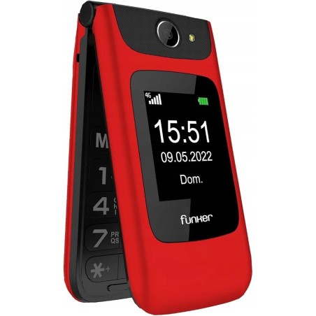 Outlet Funker C200 Comfort 4G telefon komórkowy 4G Volte z klapką SOS