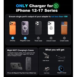 Outlet GuMosh Uchwyt samochodowy Mag-Safe z LED do iPhone 12/13/14/15