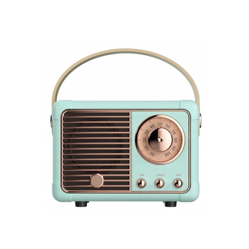 Outlet HM11 retro głośnik Bluetooth 5.0 mini USB TF 3 W przenośny vintage