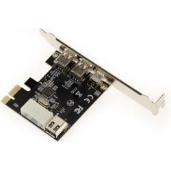 Outlet Karta kontrolera PCI Express PCIe do FireWire 400 IEEE1394a 2+1