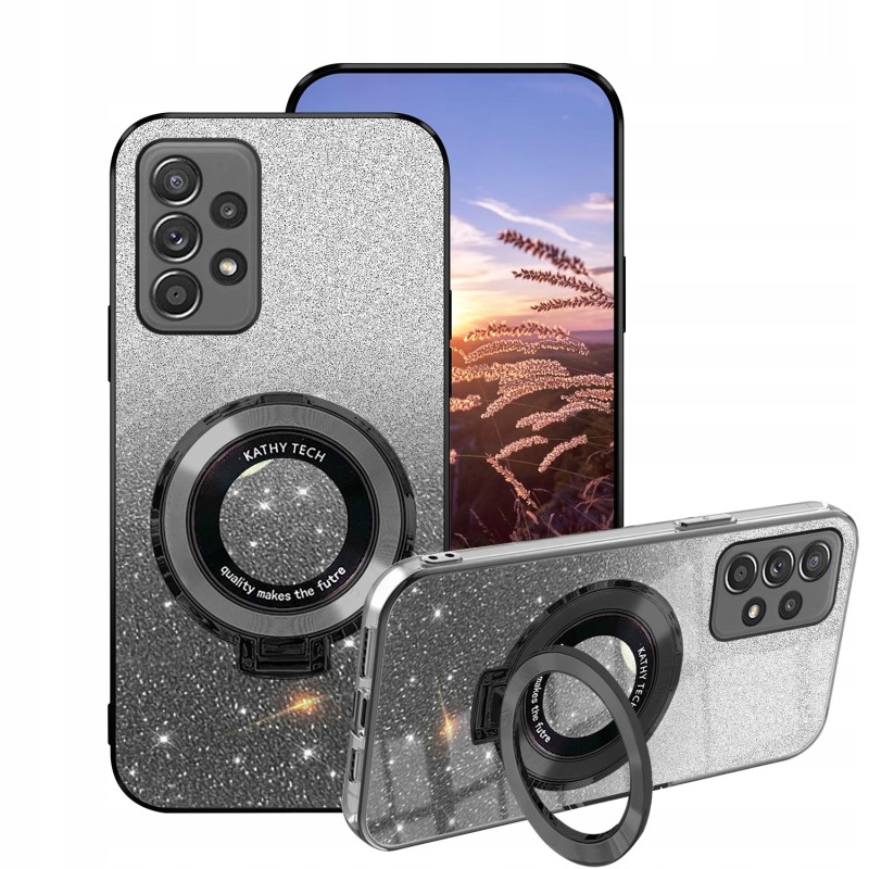 Outlet Etui silikonowe antywstrząsowe z brokatem do Samsung Galaxy A32 5G