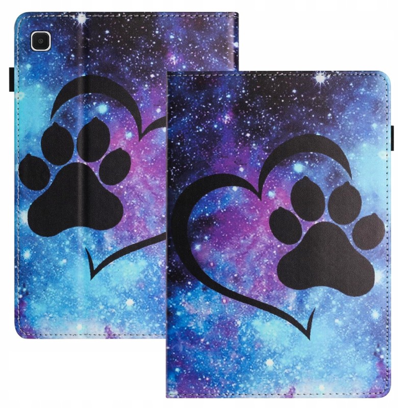 Outlet LSPCASA etui Samsung Galaxy Tab A 8.0 2019 T290 T295 Heart Cat Paw
