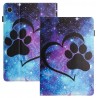 Outlet LSPCASA etui Samsung Galaxy Tab A 8.0 2019 T290 T295 Heart Cat Paw