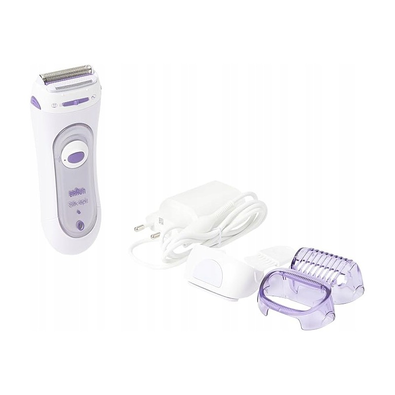 Outlet Depilator Golarka BRAUN SILK-EPIL Lady Shaver 5328 Fioletowy