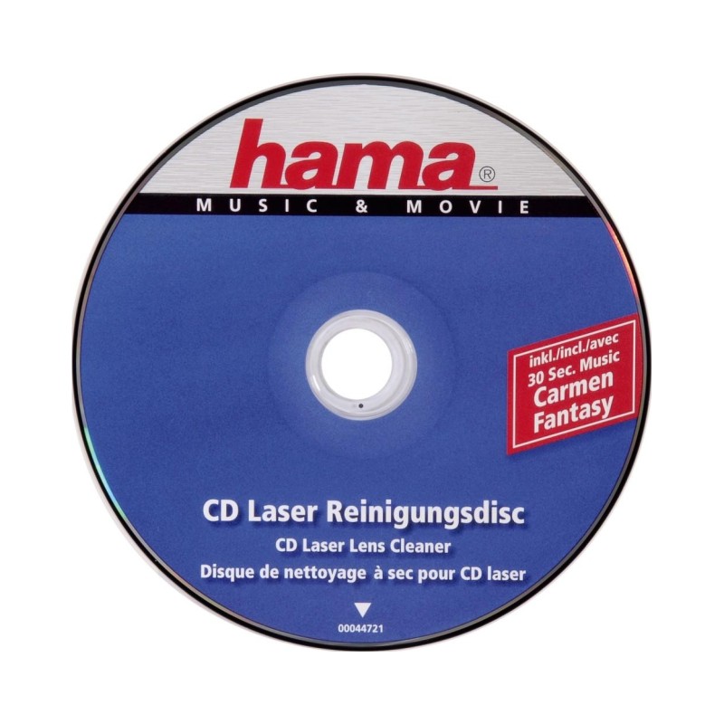 Outlet Hama płyta czyszcząca CD DVD ROM uniwersalna niebieska z pudełkiem