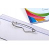 OPUS 2 Identyfikator z agrafką 75 x 40 mm Przeźroczysty Zestaw 24 sztuki