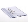 OPUS 2 Identyfikator z agrafką 75 x 40 mm Przeźroczysty Zestaw 24 sztuki