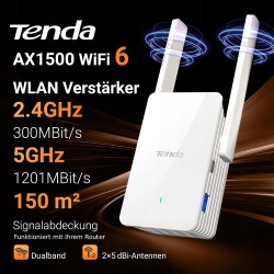 Outlet Tenda A23 Wzmacniacz WiFi 6 AX1500 DualBand do 150m²