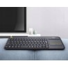 Outlet Klawiatura membranowa LOGITECH K400 Plus Szary IT układ włoski OPIS