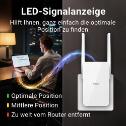 Outlet Tenda A23 Wzmacniacz WiFi 6 AX1500 DualBand do 150m²