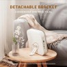Outlet Yintiny Przenośny odtwarzacz CD Bluetooth USB z podstawką Biały