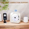 Outlet Yintiny Przenośny odtwarzacz CD Bluetooth USB z podstawką Biały