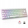 Outlet G-Lab Keyz Titanium WL klawiatura mechaniczna 65% RGB AZERTY BT FR