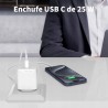 Outlet Adapter Ładowarka BERLS 25 W USB C Szybkie Ładowanie do iPhone Biała
