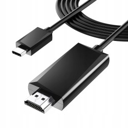 Outlet Kabel AmazonBasic UTCH-L HDMI - USB typ C 1,8 m 4K 30Hz Czarny