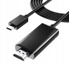 Outlet Kabel AmazonBasic UTCH-L HDMI - USB typ C 1,8 m 4K 30Hz Czarny