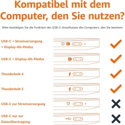 Outlet Kabel AmazonBasic UTCH-L HDMI - USB typ C 1,8 m 4K 30Hz Czarny