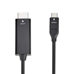 Outlet Kabel AmazonBasic UTCH-L HDMI - USB typ C 1,8 m 4K 30Hz Czarny