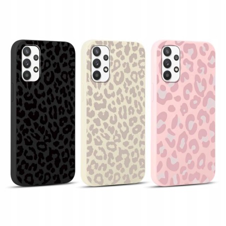 Outlet Zestaw 3 etui Yoedge do Samsung Galaxy A32 4G silikonowe pantera