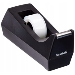 SCOTCH C38 DYSPENSER TAŚMY KLEJĄCEJ + TAŚMA 19MM X 10M CZARNY