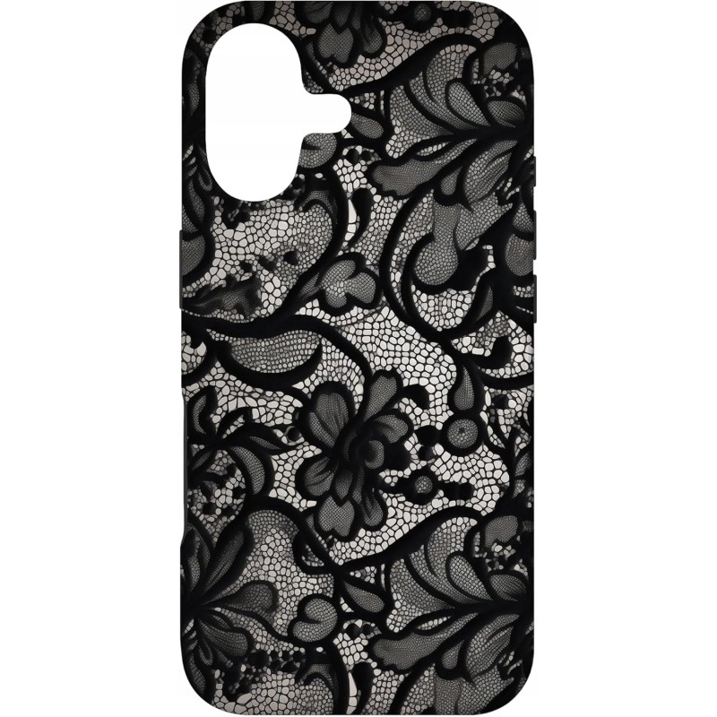 Outlet Etui Apple iPhone 17 Lace Artful Visions czarne TPU PC koronka
