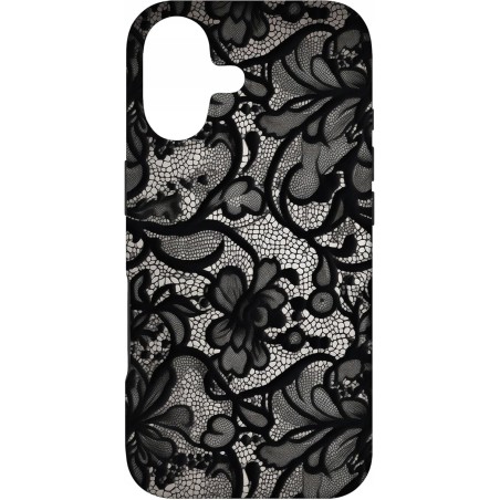 Outlet Etui Apple iPhone 17 Lace Artful Visions czarne TPU PC koronka
