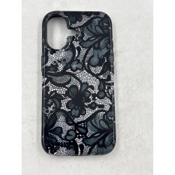Outlet Etui Apple iPhone 17 Lace Artful Visions czarne TPU PC koronka
