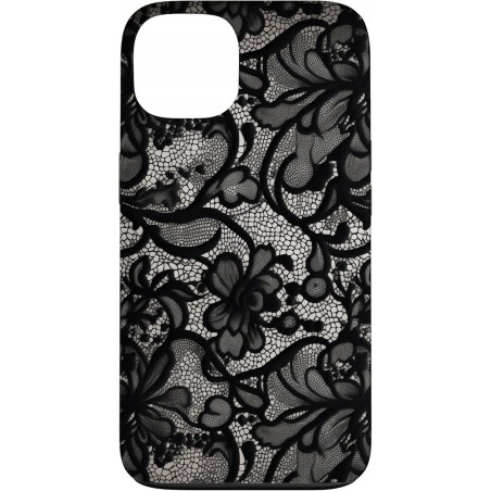 Outlet Etui Apple iPhone 13 Lace Artful Visions czarne koronka vintage TPU