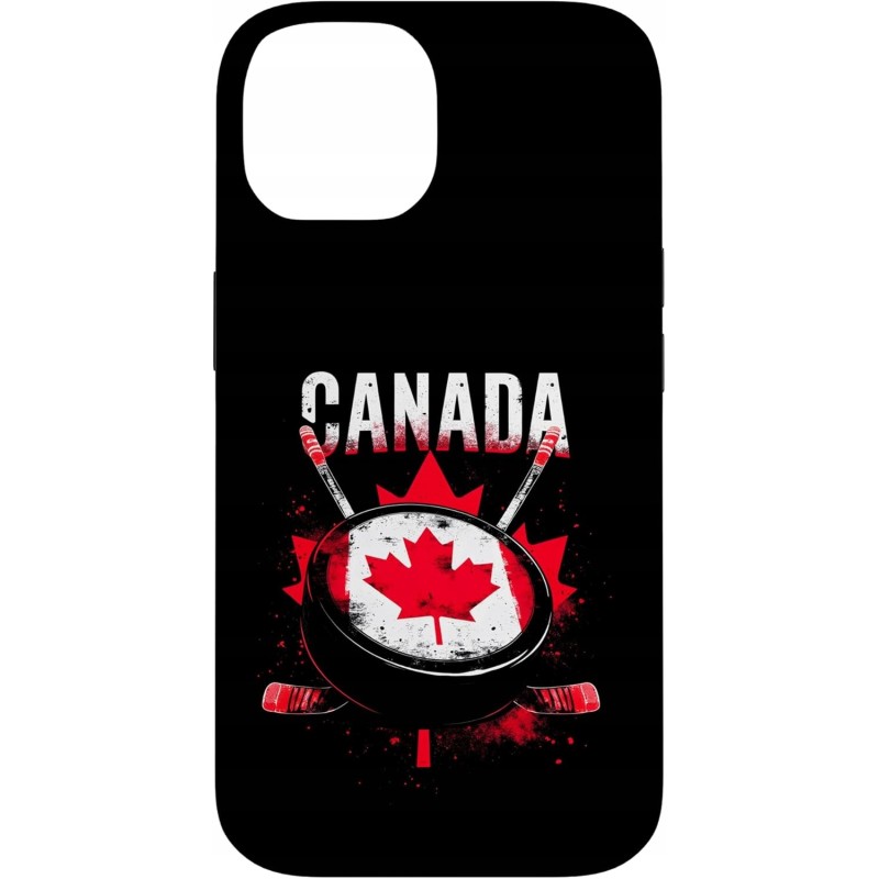Outlet Etui Apple iPhone 14 dla fanów hokeja Kanada TPU wytrzymałe lekkie